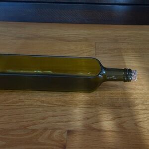 Olive Green Glass Bottle with Cork